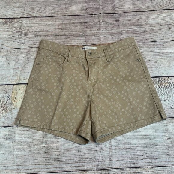 Levi's Pants - Levi’s Brown Printed Shorts Size 10
